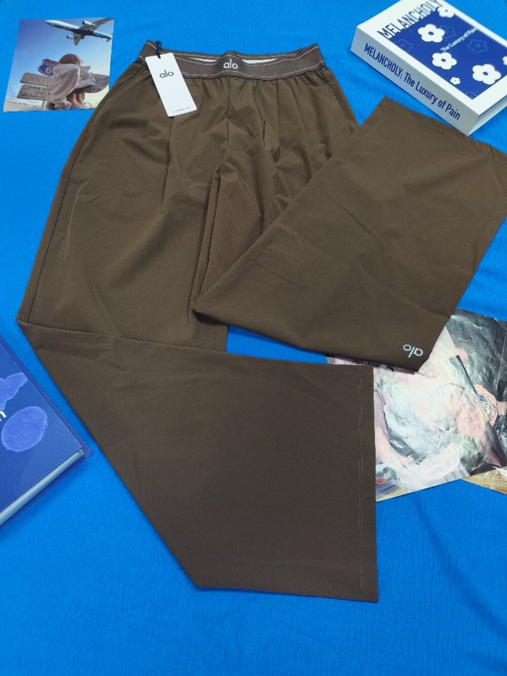 Alo Yoga Espresso Suit Up Casual Daily Trouser High Quality(Regular XS-S)🏡🌟NWT - Picture 2 of 7